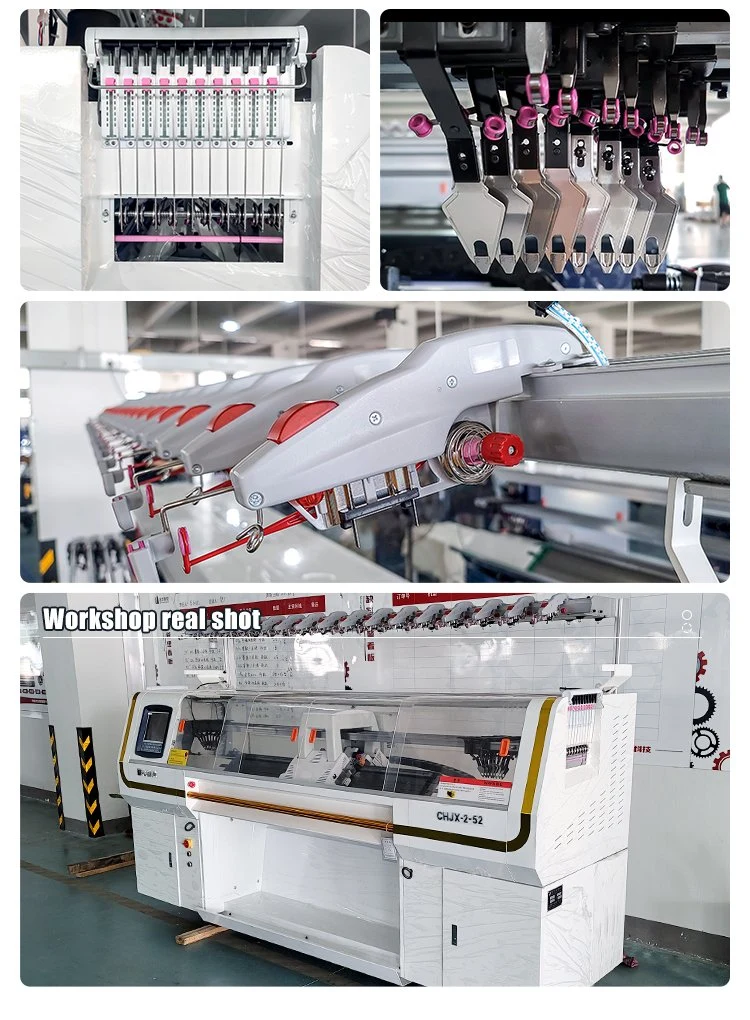 Computerized Factory Price 3 System Automatic Sweater Flat Knitting Machine